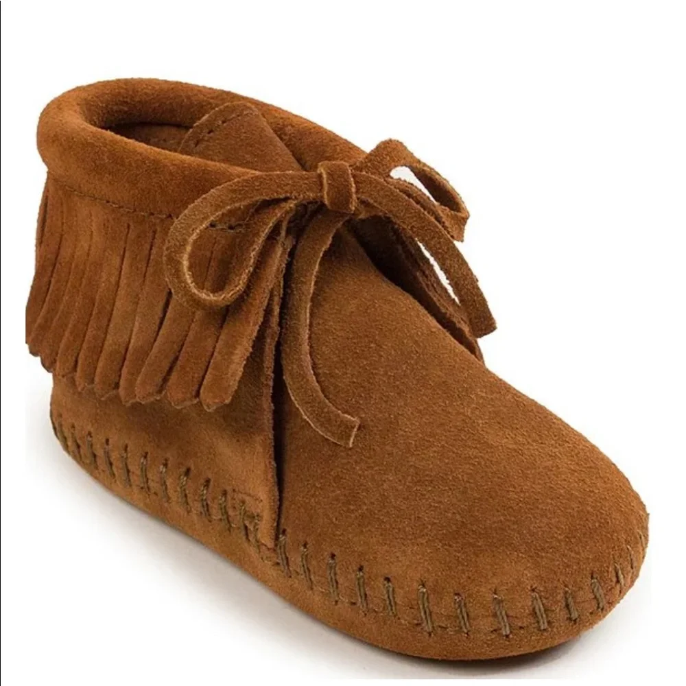 Infant Minnetonka Fringe Bootie baby size 4